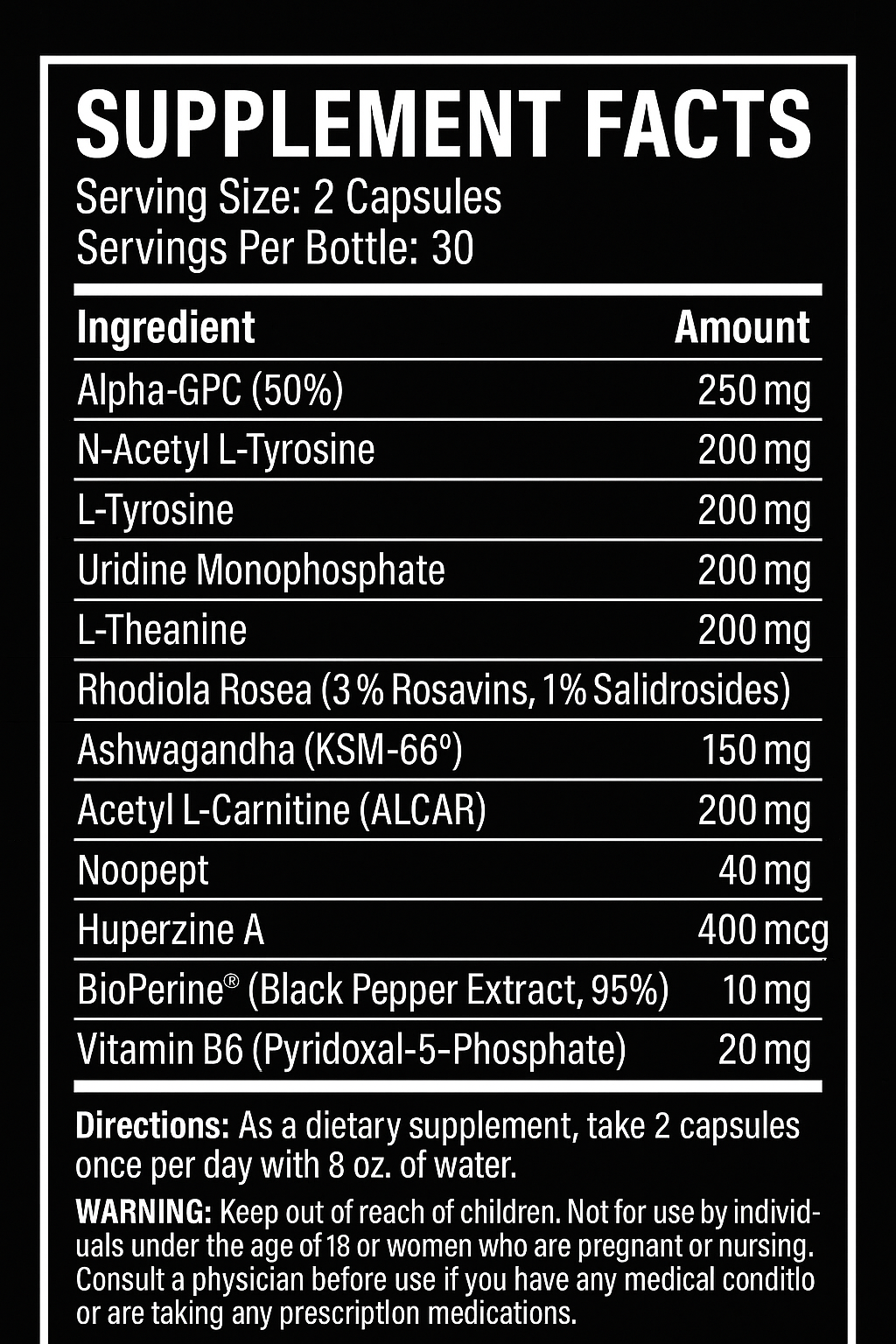 F YOUR FEELINGS (60 CAPSULES PER BOTTLE)